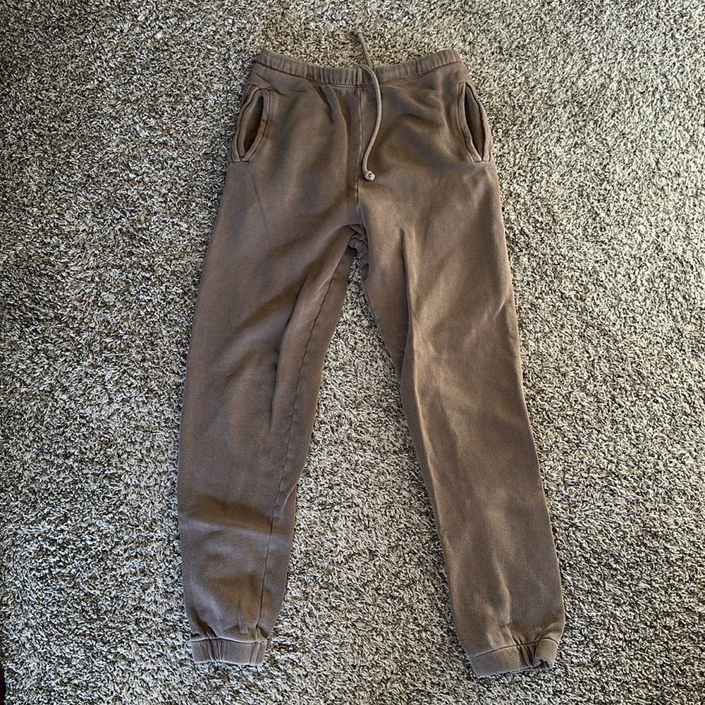 joah brown sweatpants size medium